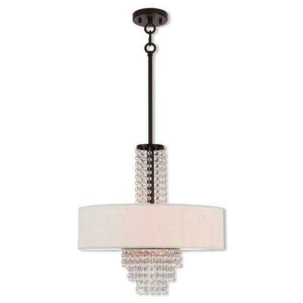 Carlisle 4 Light English Bronze Pendant