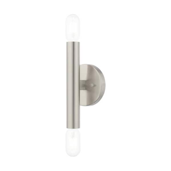 Copenhagen 2 Light Brushed Nickel ADA Wa