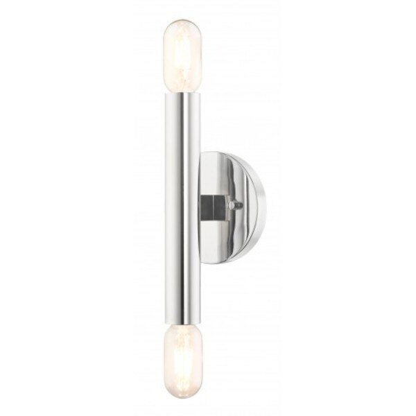 Polished Chrome ADA Sconce, 2 Light