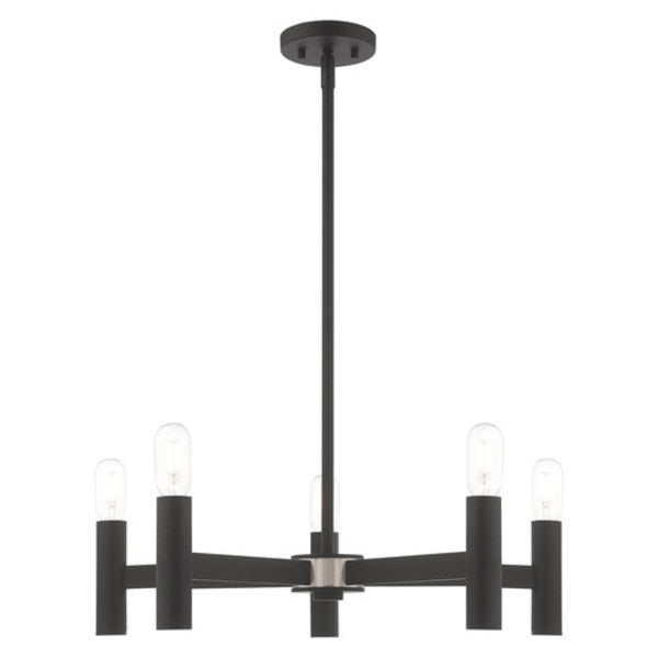 Copenhagen 5 Light Black Chandelier