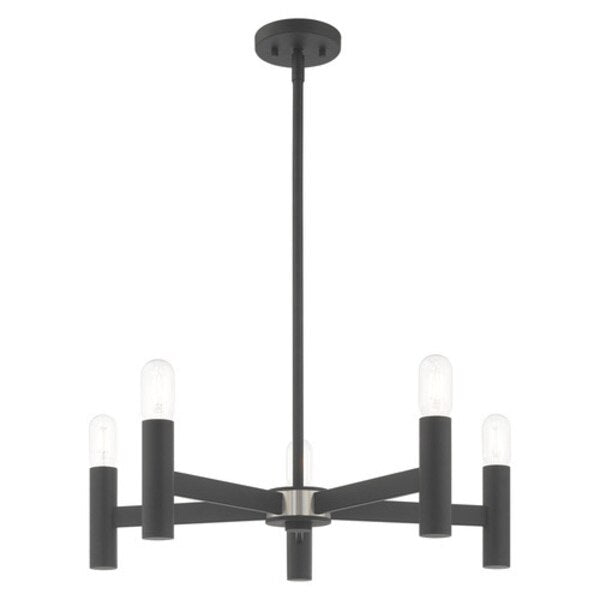 Copenhagen 5 Light Scandinavian Gray Cha