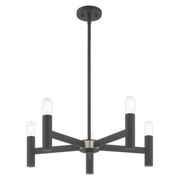 Copenhagen 5 Light Scandinavian Gray Cha