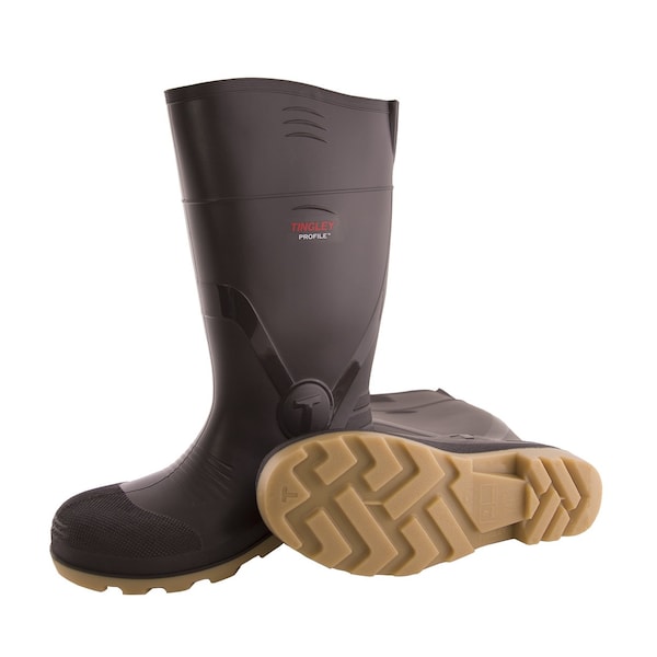 Profile Knee Boots, Brown, Size 10, Mens, 15