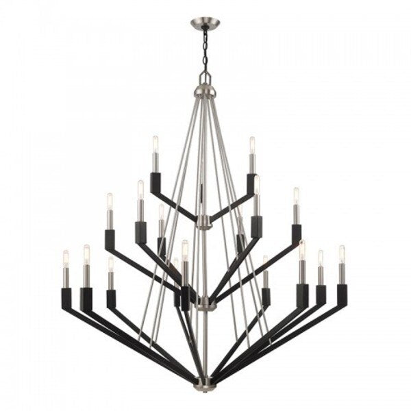 Beckett 18 Light Brushed Nickel And Bla