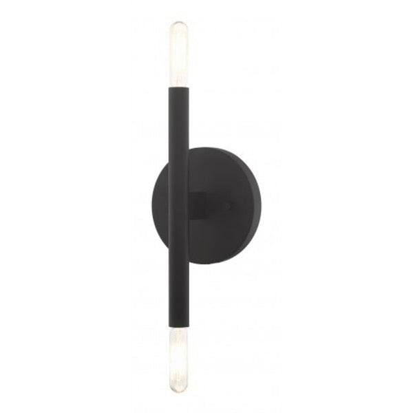 Black ADA Sconce, 2 Light