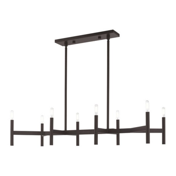 Copenhagen 8 Light Bronze Linear Chandel