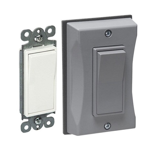 1 -Gang Vertical Weatherproof Decorator Switch Cover, 3.02
