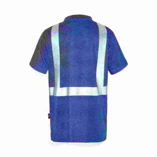 Short Sleeve Safety T-Shirt w/Blk Bottom