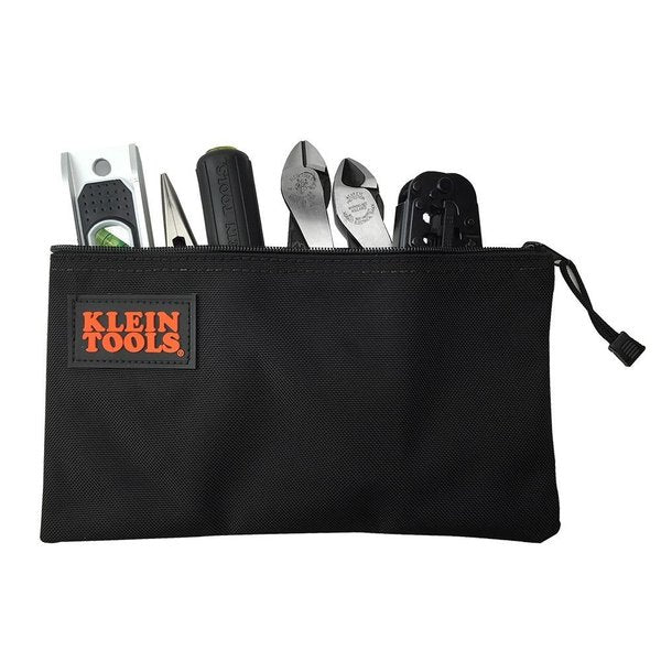 Tool Bag, Cordura(R) Ballistic Nylon, 1 Pockets, Black, 7