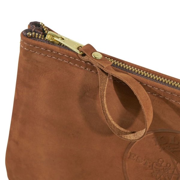 Tool Bag, Top Grain Leather, 1 Pockets, Brown