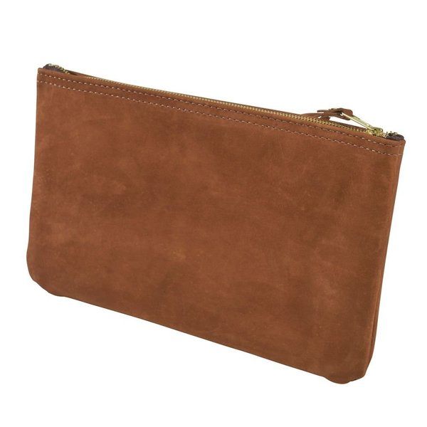 Tool Bag, Top Grain Leather, 1 Pockets, Brown