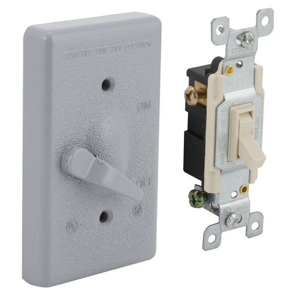 1 -Gang Vertical Weatherproof Switch Cover, 2.828