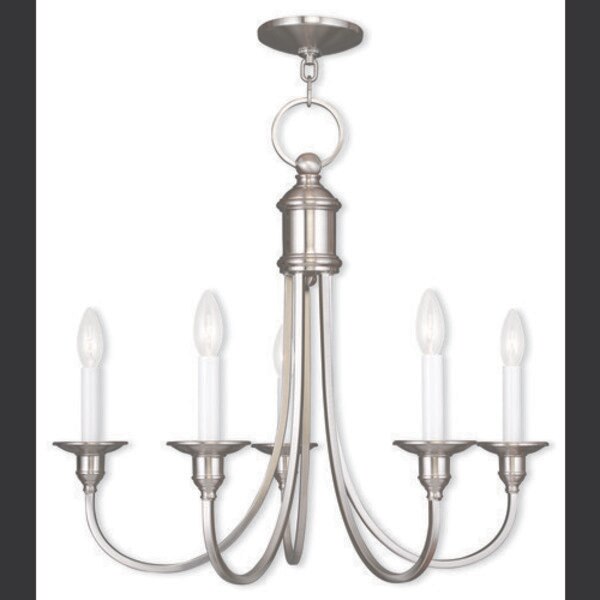 Cranford 5 Light Brushed Nickel Chandelier