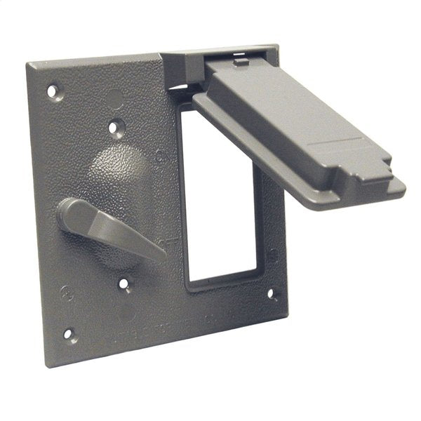 2 -Gang Vertical Weatherproof Switch Cover, 4.531