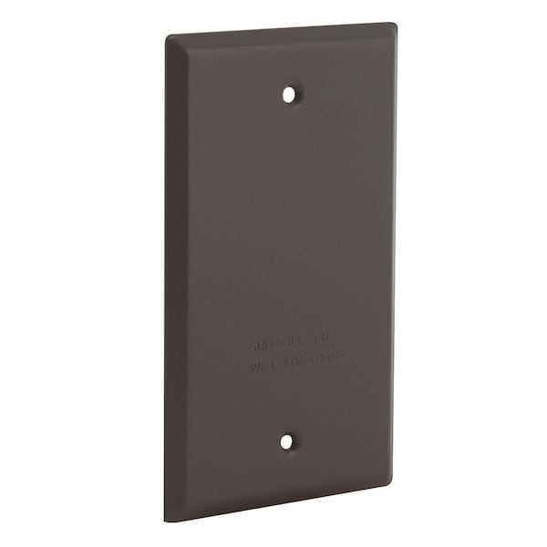 1 -Gang Vertical Blank Weatherproof Cover, 2.781