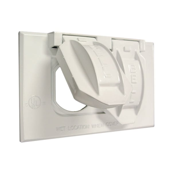 1 -Gang Horizontal Weatherproof Cover, 4.563
