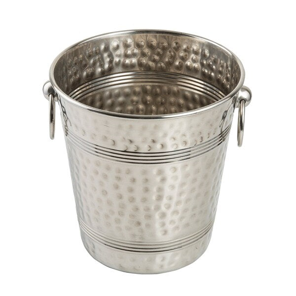 SS Bucket, Hammered, 7.5