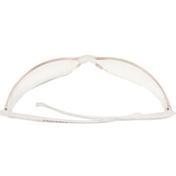 Checklite Safety Glasses, Uncoated, Clear Frame, Clear Lens