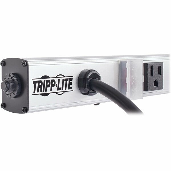 Power Strip, 8-Outlet, RA, 5-15P, 24in cord