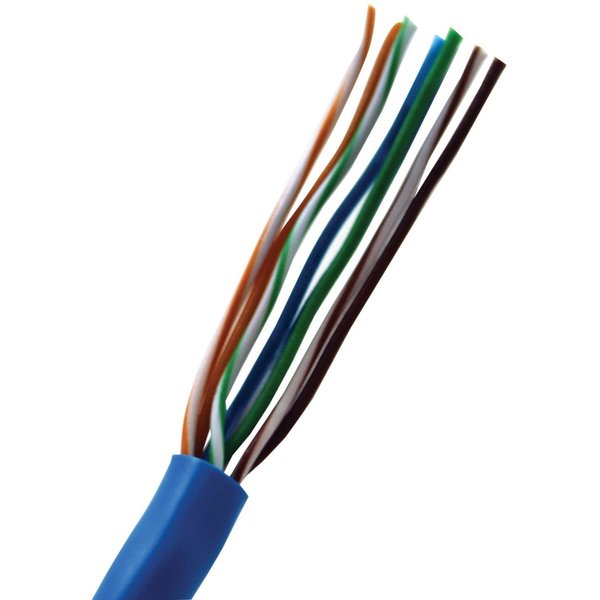 Modular Plug, Unshielded, CAT 5e, Clear, Pass-Through End Termination, 50 PK