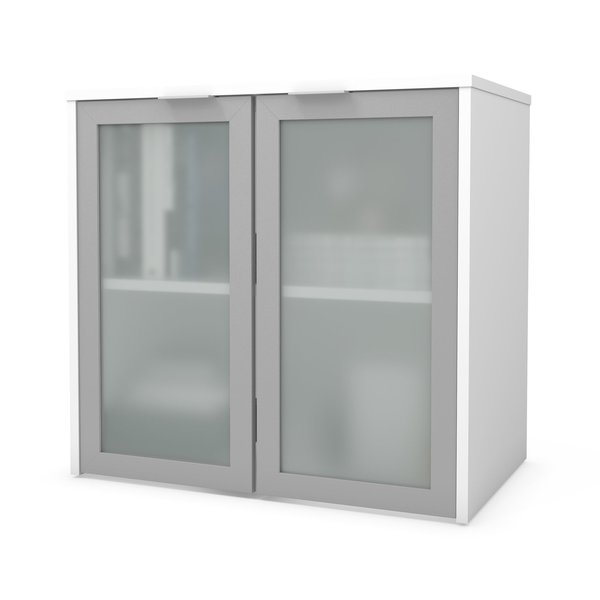 Hutch with Frosted Glass Door, 18.2