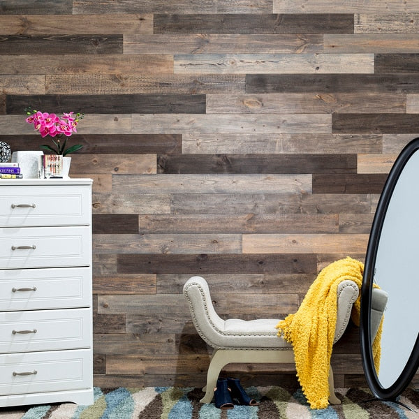 Wood Planks in MiXed Brown Kit