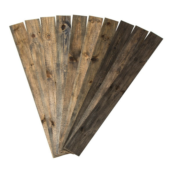 Wood Planks in MiXed Brown Kit