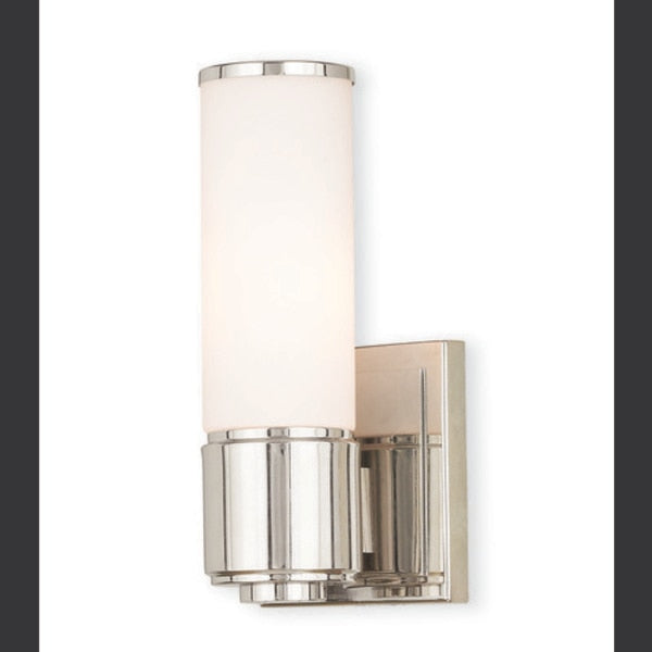 Weston 1 Light Polished Nickel ADA Wall Sconce/ Bath Vanity