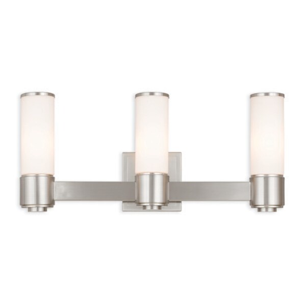 Weston 3 Light Brushed Nickel ADA Wall S