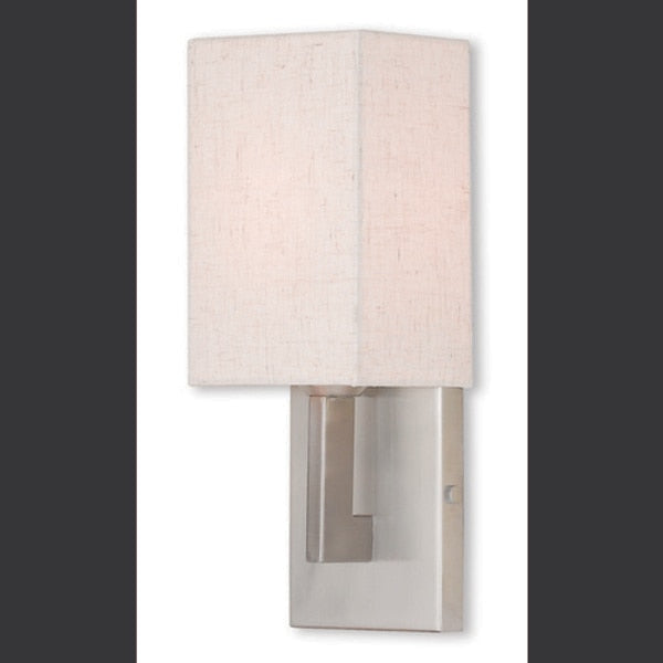 Meridian 1 Light Brushed Nickel ADA Wall