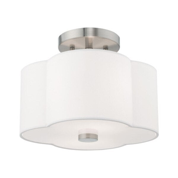 Chelsea 2 Light Brushed Nickel Ceiling Mount