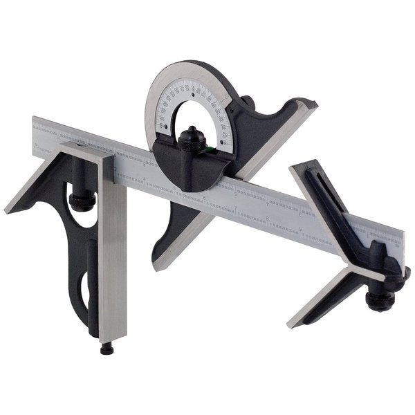Square Protractor and Center Head with 12