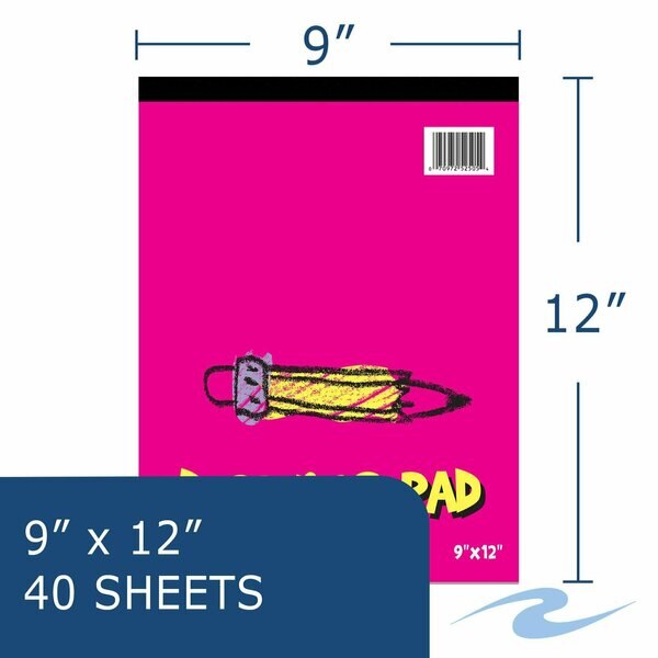 Case of Kids Drawing Paper Pad, 9