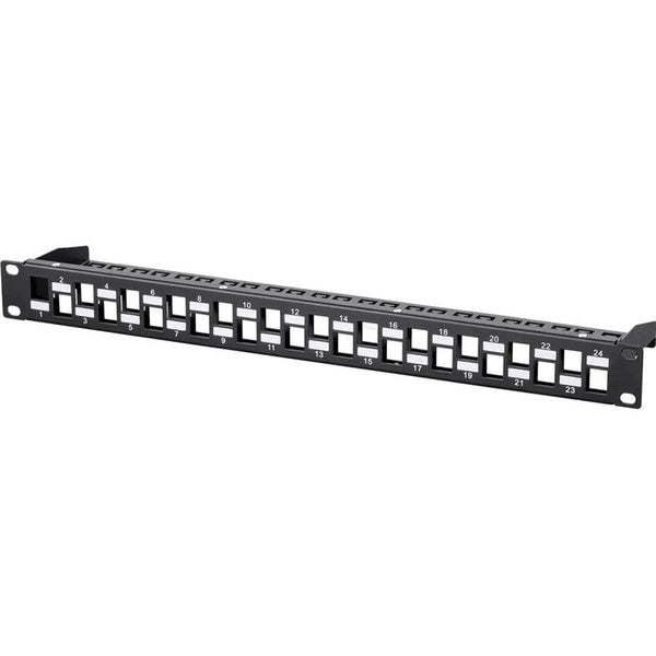 Rackmount Keystone Jack Panel, 24 Ports