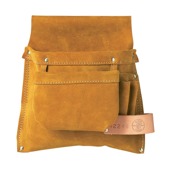 Brown Leather 4 Pockets
