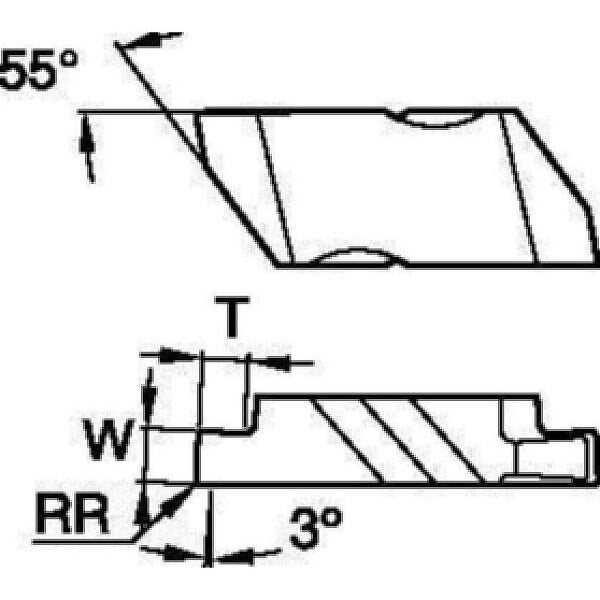 TOP NOTCH GROOVING INSERT, Top Notch, Carbide