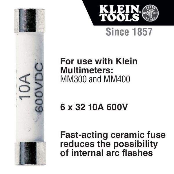 Fuse 6X32 10A 600V MM300/400