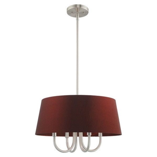 Belclaire 4 Light Brushed Nickel Pendant Chandelier