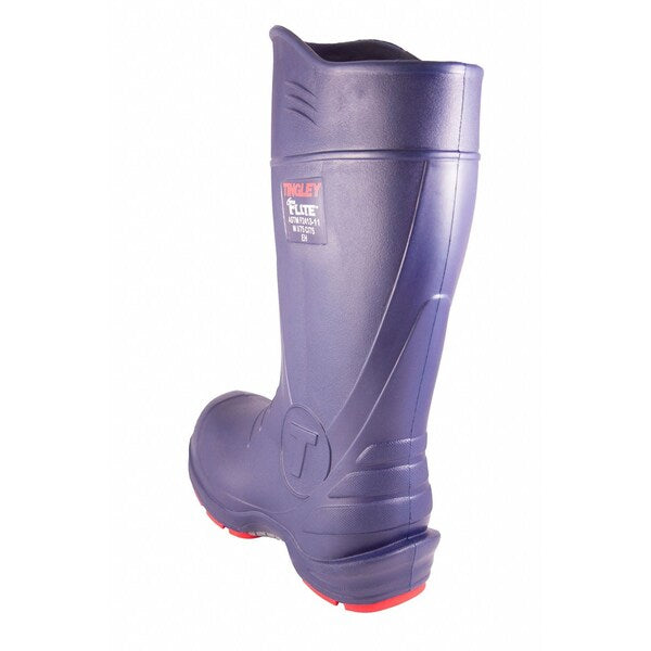 Flite Composite-Toe Rubber Boots, Chevron Plus Outsole, 15 in H, Knee, Blue, Men's, Size 8