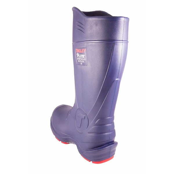 Flite Composite-Toe Rubber Boots, Chevron Plus Outsole, 15 in H, Knee, Blue, Men's, Size 11