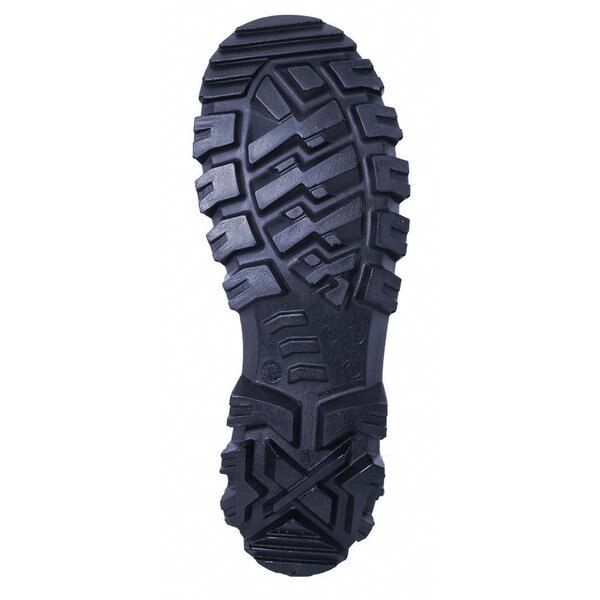 Steplite X Steel-Toe Rubber Boots, Cleated Sole, 15 in H, Knee, Yellow/Navy, Men's, Size 9