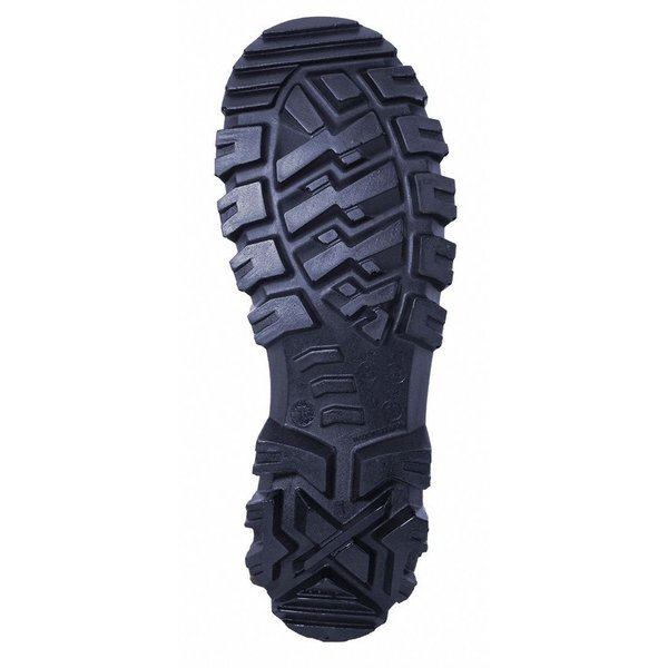 Steplite X Steel-Toe Rubber Boots, Cleated Sole, 15 in H, Knee, Yellow/Navy, Men's, Size 10
