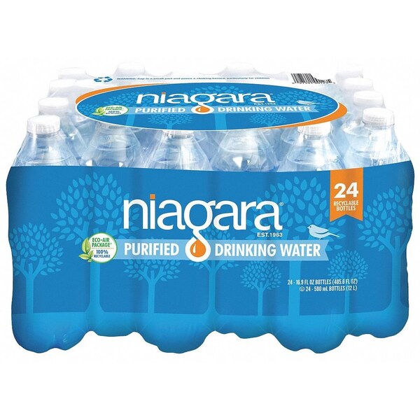 Bottled Water, 24, 16.9 oz Bottles Per Case, Pallet of 84 Cases