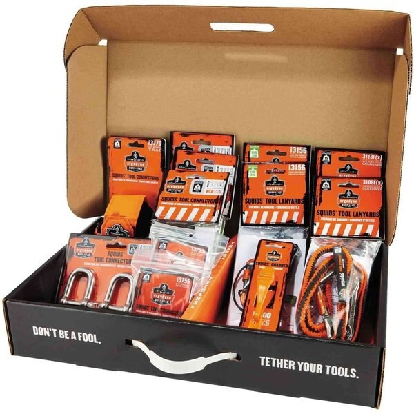 Tool Tethering Kit, Black/Green/Orange
