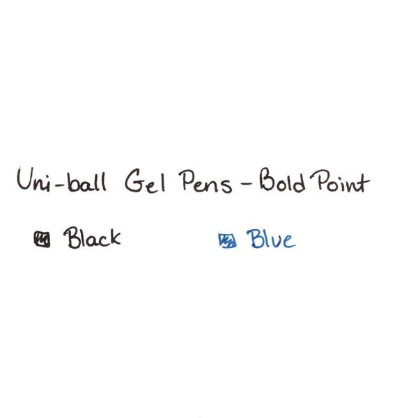 Pen, Gel, Uni, Impact, Rt, Bk, PK12