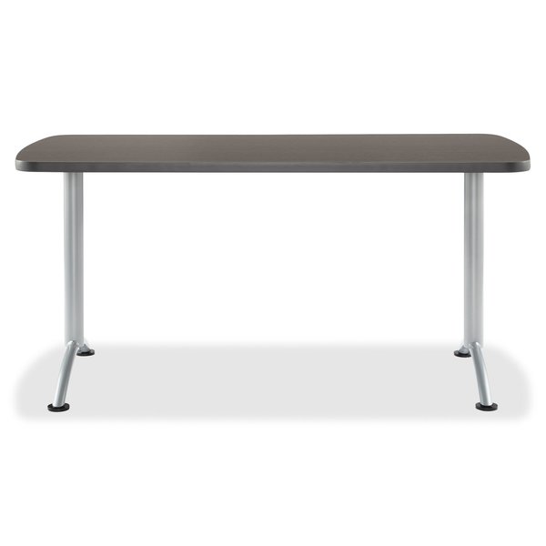 Rectangle ARCÃ¢âÂ¢ Table, Gray Walnut /Silver Leg - 30