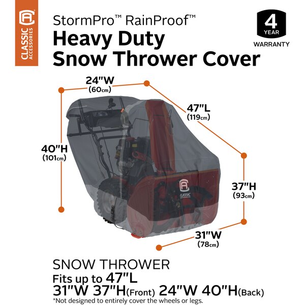 StormPro RainProof Heavy-Duty Snow Throw