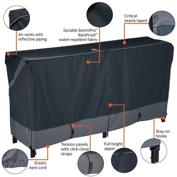 StormPro RainProof Heavy-Duty Log Rack Cover, 96