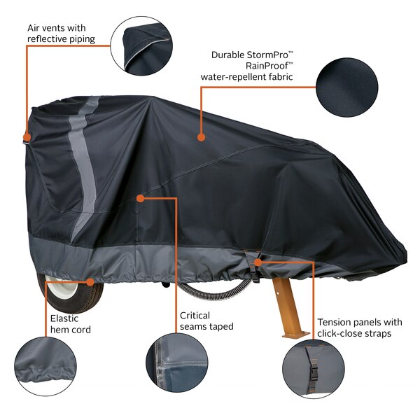 Black Log Splitter Cover, StormPRO, 82