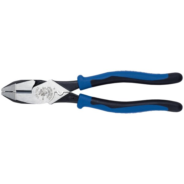 9 in 2000(TM) Linemans Plier High Leverage w/ Wire Crimper, Steel